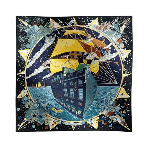 hermès flagship scarf